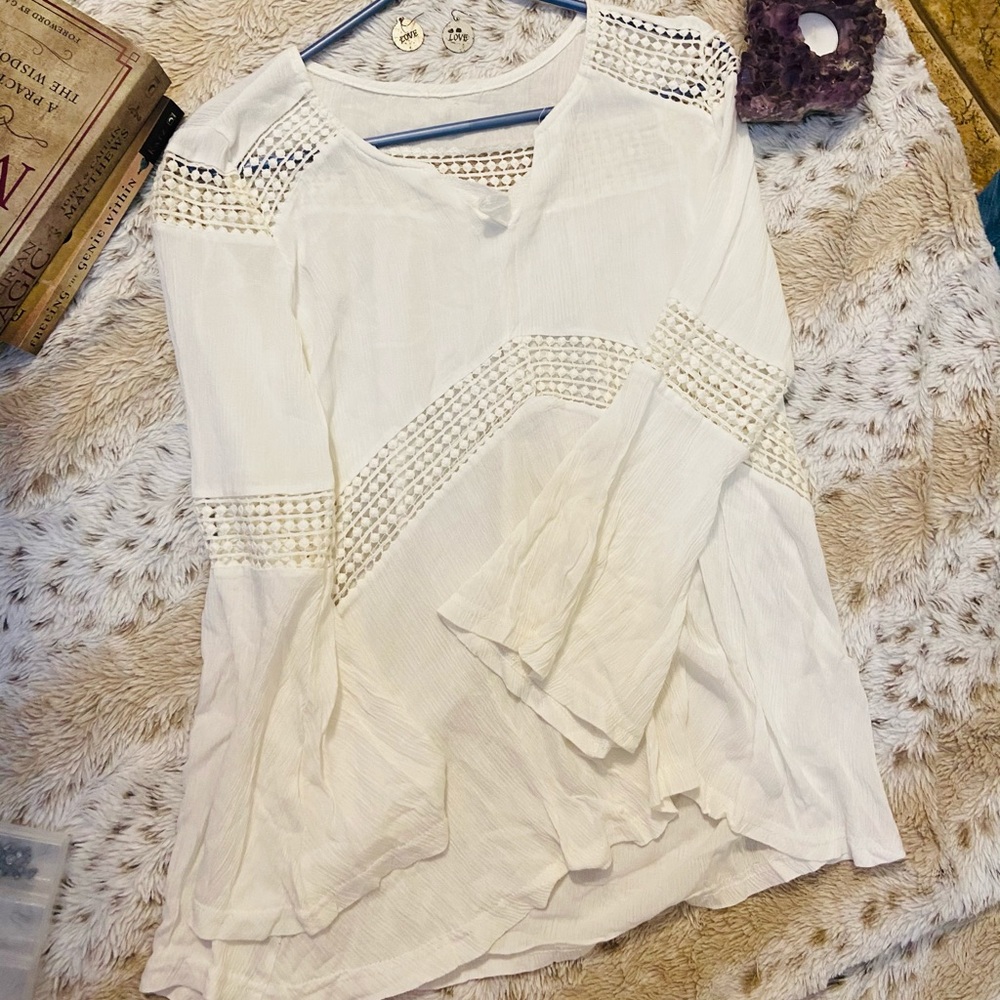 🔥SOLD🔥 Lacey Boho Top😻